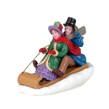 Lemax victorian toboggan ride Caddington Village 2021