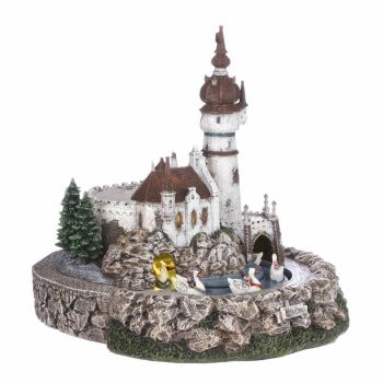 Luville Efteling Zes zwanen incl. adapter 24x31x27.5 cm