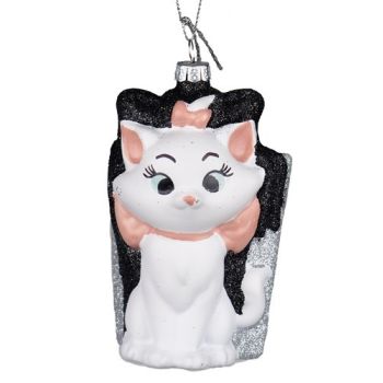 Kurt S. Adler glazen kerstbal Disney Marie 10cm multi 