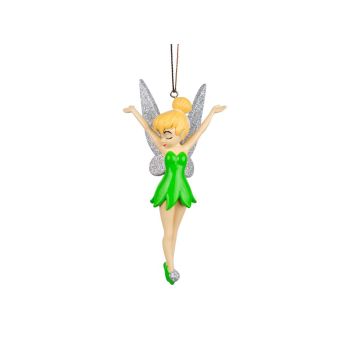 Kurt S. Adler kunststof kerstbal Disney Tinkerbell 11cm groen 