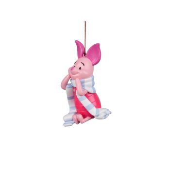 Kurt S. Adler kunststof kerstbal Disney Knorretje 10cm roze 