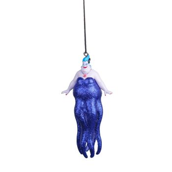 Kurt S. Adler kunststof kerstbal Disney Ursula 10cm multi 