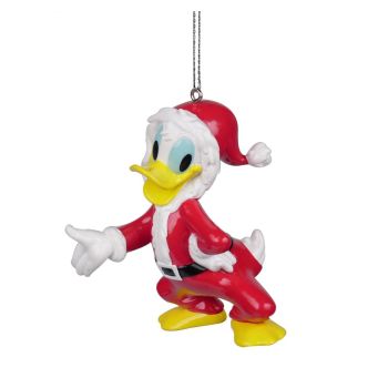 Kurt S. Adler kunststof kerstbal Disney Donald Duck 10cm multi 