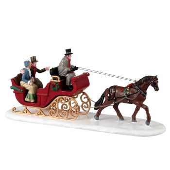 Lemax scenic sleigh ride Caddington Village 2023