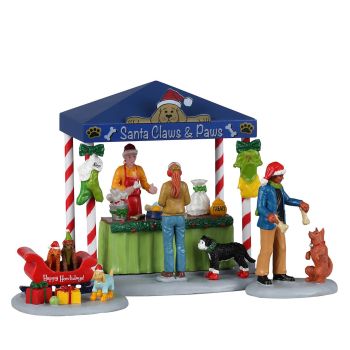 Lemax santa claws & paws, set of 3 Caddington Village 2023