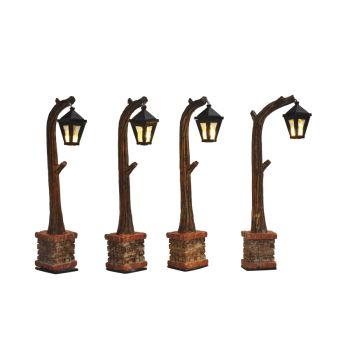 Luville General Street lantern wooden 4 pieces