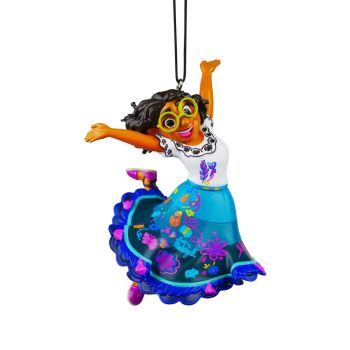 Kurt S. Adler kunststof kerstbal Disney Mirabel 8cm multi 