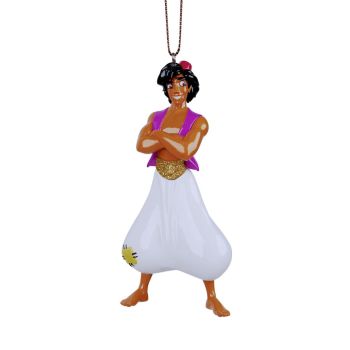 Kurt S. Adler kunststof kerstbal Disney Aladdin 8cm multi 