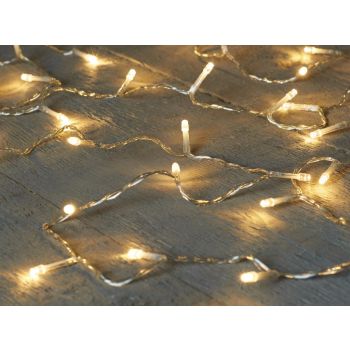 Anna's Collection kerstverlichting 180 LED 13.5m warm wit transparant snoer