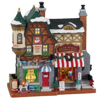 Lemax santa's list toy shop Caddington Village 2022