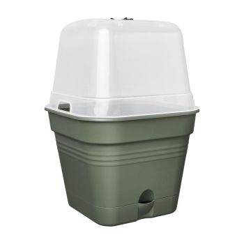 Elho Green basics kweekpot vierkant all-in-1 15cm