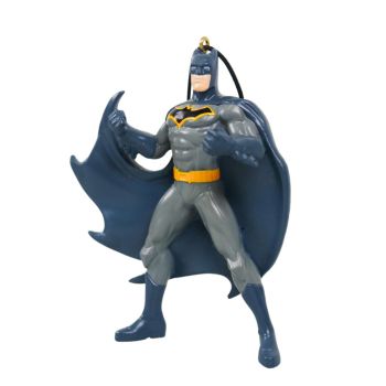 Kurt S. Adler kunststof kerstbal DC Comics Batman 9cm grijs 