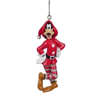 Kurt S. Adler kunststof kerstbal Disney Goofy 10cm multi 