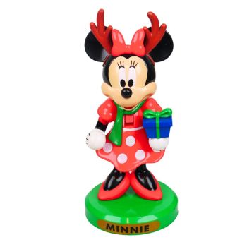 Kurt S. Adler Disney notenkraker Minnie Mouse met gewei 15cm multi