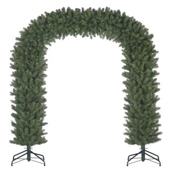 Arch x-mas boom groene tips 1784 - l240xd41cm