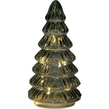 Anna's Collection kerstboom glas 18,5x9cm groen