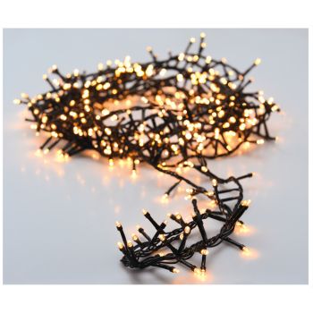 Microcluster kerstboomverlichting 1200 LED extra warm wit 24 meter