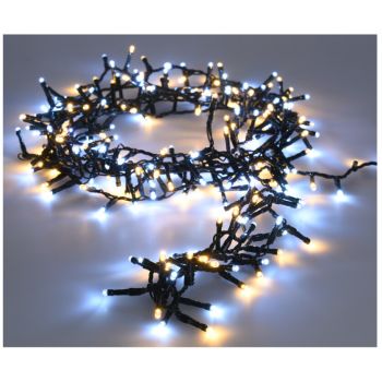 Kerstverlichting 1500 LED microcluster wit/warm-wit 30 meter