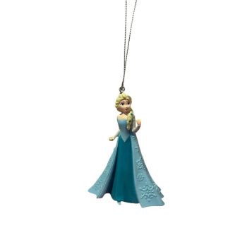 Kurt S. Adler kunststof kerstbal Disney Elsa 13cm blauw 