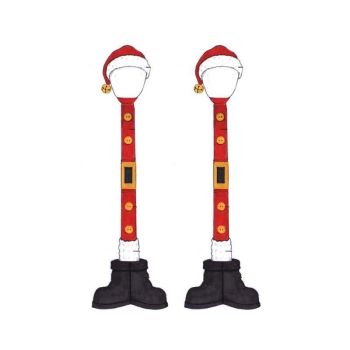 Lemax santa street lamp s/2 Santa's Wonderland 2016