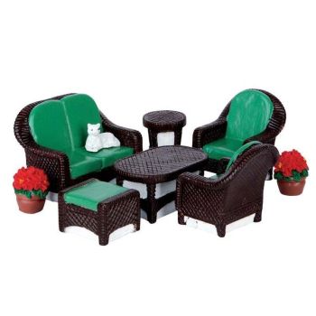 Lemax wicker lawn set, s/8 General 2016