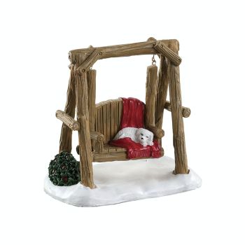 Lemax rustic log swing Vail Village 2018