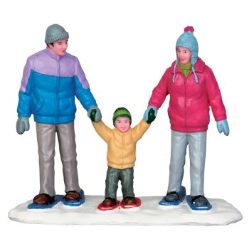 Lemax snowshoe family Vail Village 2015