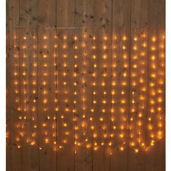 Kerstverlichting LED gordijn 280 lampjes 200x140 cm